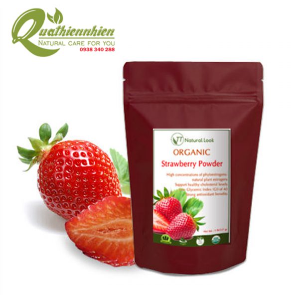 Bột dâu tây hữu cơ - Strawberry Powder Organic Freeze Dried nhập khẩu từ Mỹ
